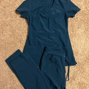 Cherokee Infinity Scrub set Caribbean Blue XXS